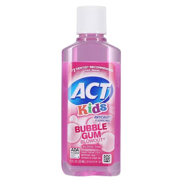 ACT Anticavity Bubblegum Mouth Rinse 1 oz 48/Ca