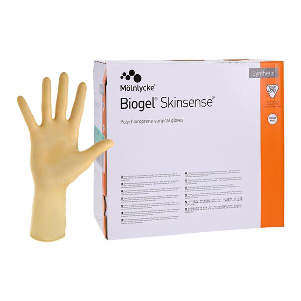 Biogel Skinsense Polychloroprene Surgical Gloves 7.5 Straw