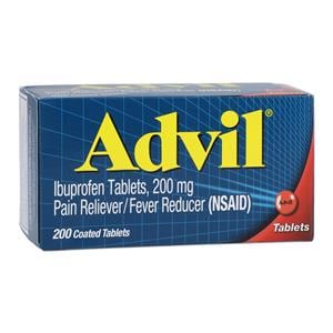 Advil NSAID Tablets 200mg 200/Bt, 12 BT/CA