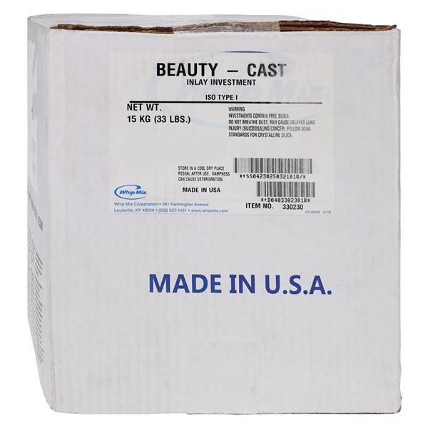 Beauty-Cast Inlay Investment 33Lb/Bx