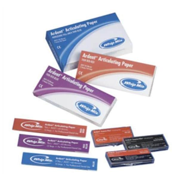 Articulating Paper Strips Thin Red / Blue Booklet 12Bk/Bx