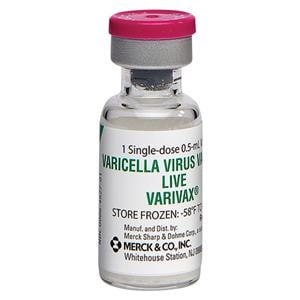 Varivax Chickenpox Injectable 0.5mL SDV 10/Pk