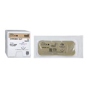 Sharpoint Suture 5-0 18" Chromic Gut Monofilament C-26 Undyed 12/Bx