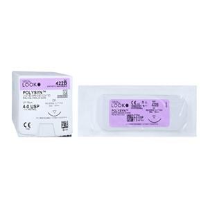 Polysyn Suture 4-0 27" Polyglycolic Acid Braid C-6 Undyed 12/Bx