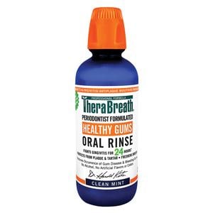 TheraBreath Clean Mint Mouthwash 16 oz 3/Pk