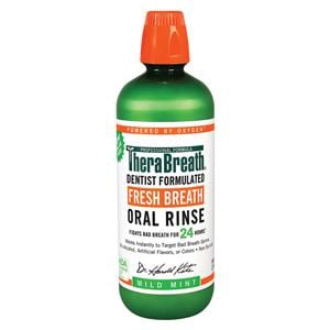 TheraBreath Mild Mint Mouth Rinse 1 Liter 2/Pk