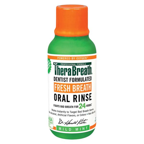 TheraBreath Mild Mint Mouth Rinse 3 oz 72/Ca