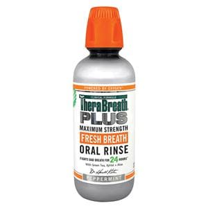 TheraBreath Plus Peppermint Mouthwash 16 oz 12/Ca