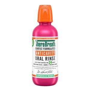 TheraBreath Sparkle Mint Mouth Rinse 16 oz 3/Pk