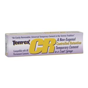 Temrex CR Zinc-Oxide Non-Eugenol Non-Eugenol Automix Cement Syringe Kit Ea