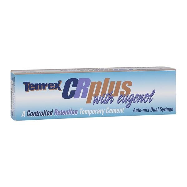 Temrex CR Plus Eugenol Temporary Cement Syringe Kit Ea