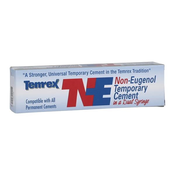 Temrex TNE Zinc-Oxide Non-Eugenol Non-Eugenol Cement 6 Gm Dual Syringe Kit Ea
