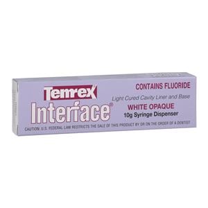 Interface Syringe Cavity Liner White Opaque 10gm/Ea