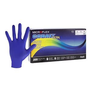 MICROFLEX Cobalt Ultra Nitrile Exam Gloves X-Large Standard Blue Non-Sterile