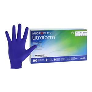 Ultraform Nitrile Exam Gloves X-Small / Small Cobalt Blue Non-Sterile