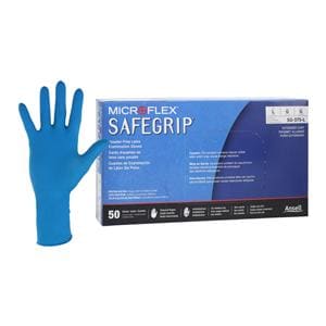 SafeGrip Exam Gloves Large Extended Blue Non-Sterile