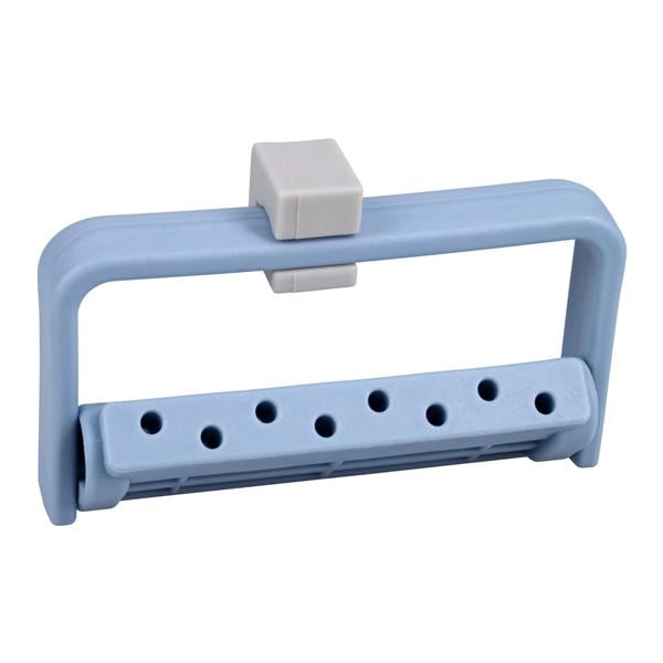 Bur Block Plastic 8 Hole Blue Ea