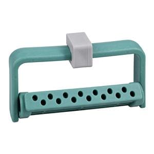 Bur Block Plastic 14 Hole Green Ea