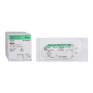 Maxima Suture 4-0 1-18" Nylon Monofilament NP-3 Black 12/Bx