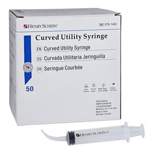 Curved Utility Syringe Disposable 50/Bx