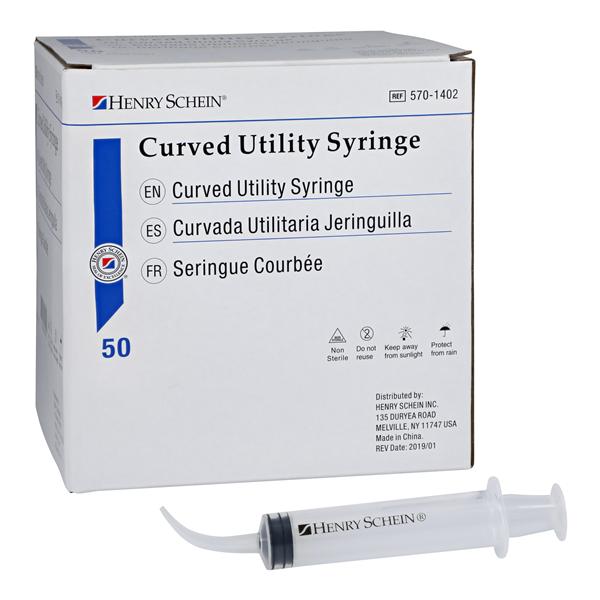 Curved Utility Syringe Disposable 50/Bx