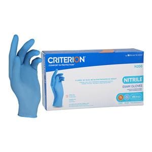 Criterion N200 Nitrile Exam Gloves X-Large Standard Sky Blue Non-Sterile