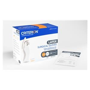Criterion Latex Surgical Gloves 8 Extended White