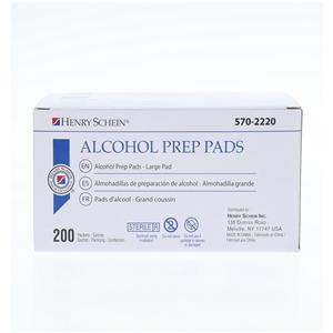 Prep Pad Alcohol Large, 20 BX/CA