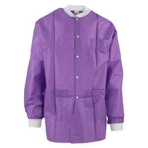 Maxi-Gard Protective Jacket SMS Large Purple 10/Pk