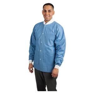 Maxi-Gard Protective Jacket SMS Small Ceil Blue 10/Pk