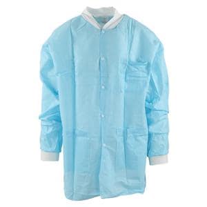 Maxi-Gard Protective Jacket SMS Small Sky Blue 10/Pk