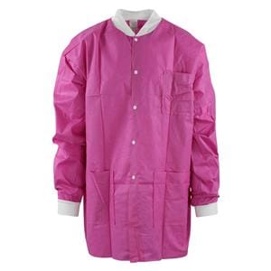 Maxi-Gard Protective Jacket SMS Medium Raspberry 10/Pk