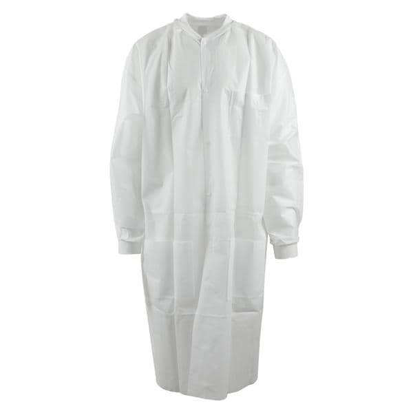 Maxi-Gard Protective Lab Coat SMS X-Large White 10/Pk