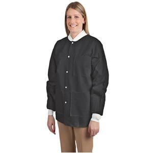 Maxi-Gard Protective Jacket SMS X-Large Black 10/Pk