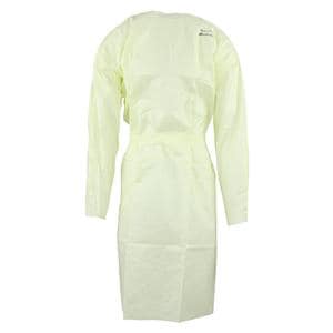 Isolation Gown AAMI Level 3 SMS Medium Yellow 10/Bg