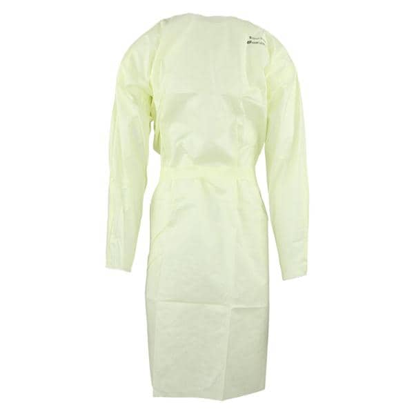 Isolation Gown AAMI Level 3 SMS Medium Yellow 10/Bg