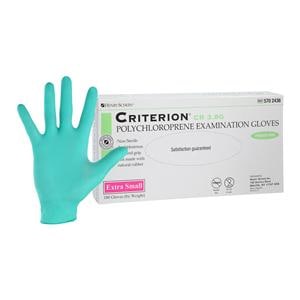 Criterion CR3.8G Chloroprene Gloves X-Small Light Green Non-Sterile