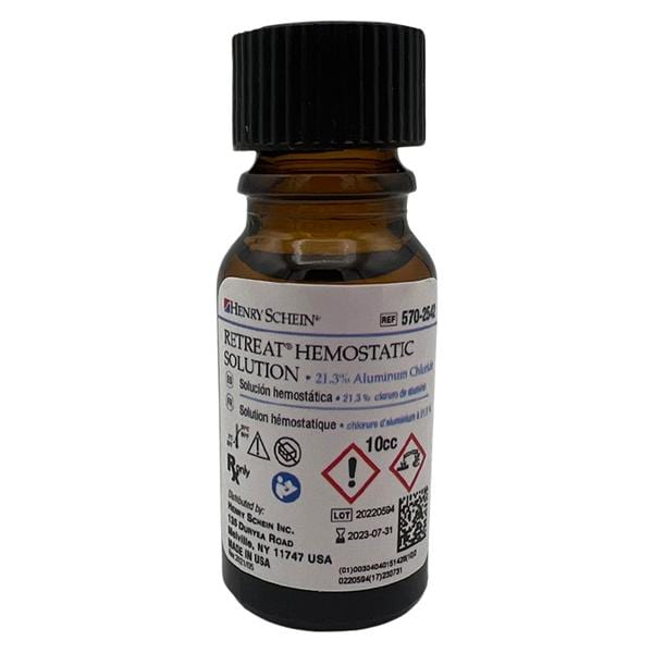 Retreat Hemostatic Solution Liquid 10 cc Bottle