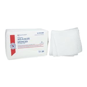 Henry Schein Premium 100% Cotton All-Gauze Sponge 4x4" 8-Ply Non-Sterile Sq LF