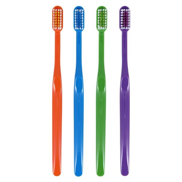 Acclean Toothbrush Adult Straight 32 Tuft Compact 4 Colors 144/Bx