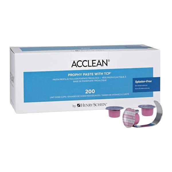 Acclean with TCP Prophy Paste Coarse Bubble Gum 200/Bx