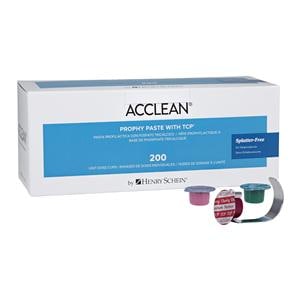 Acclean with TCP Prophy Paste Medium Cherry/Mint/Bubblegum 200/Bx