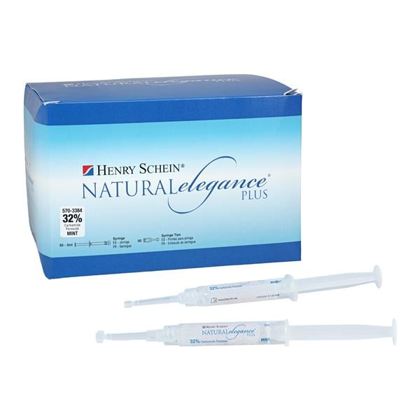 Natural Elegance Plus At Home Tooth Whitening Bulk Kit 32% Carb Prx Mint 50/Pk