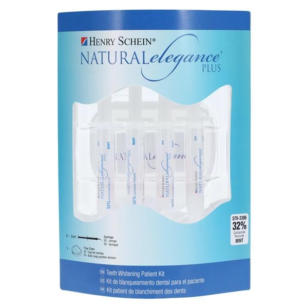 Natural Elegance Plus At Home Tooth Whitening Kit 32% Carbamide Peroxide 4/Pk