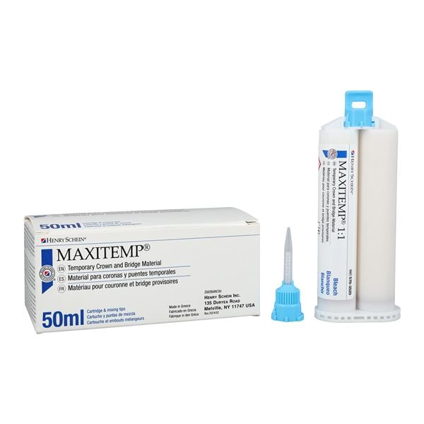 MaxiTemp Material 50 mL Bleach White Cartridge Kit