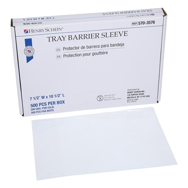 Tray Barrier Sleeves 7.5 in x 10 in Clear 500/Bx