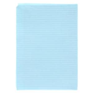 Essentials EDLP Patient Bib 1 Ply Tiss/Poly 13 in x 19 in Aq/Blu Dsp 800/Ca