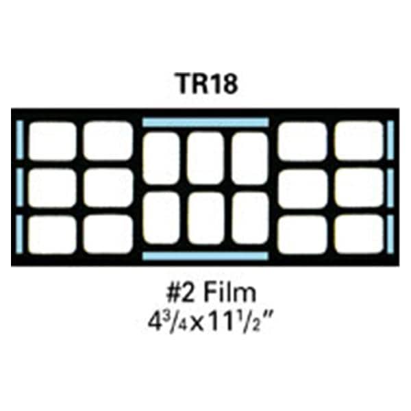 TrollMount X-Ray Film Mounts TR18 #2 Plastic 100/Bx
