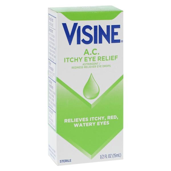 Visine A.C. Astringent/Redness Reliever Liquid Drops/Solution 0.05/0.25% 1/2ozBt