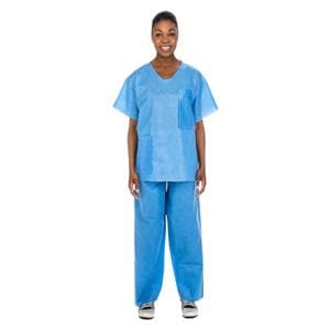 Scrub Shirt 3 Layer SMS X-Large Blue 60/Ca